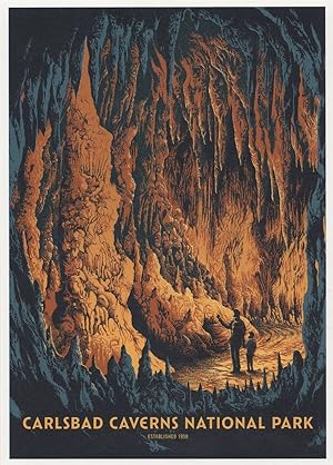 Carlsbad Caverns National Park Stalactites New Mexico USA Postcard