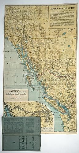 Map of Alaska and the Yukon. Canadian Rockies and the Triangle Tour of British Columbia