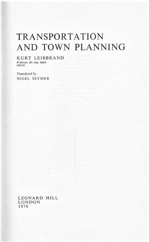Transportation and Town Planning