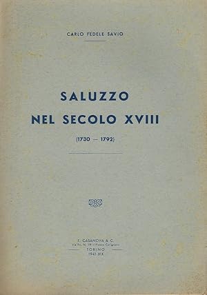 Saluzzo nel secolo XVIII (1730-1792)