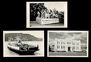 [RPPC] 3 c. 1940 Real Photo Postcard Views of Kelowna, BC