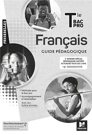 passerelles : français ; terminale bac pro ; guide pédagogique (édition 2021)