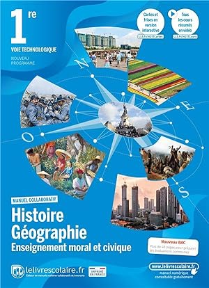 histoire géographie EMC ; 1ère techno ; manuel de l'élève