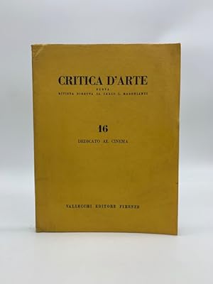 Critica d'arte nuova. Rivista diretta da Carlo L. Ragghianti, 16, dedicato al cinema