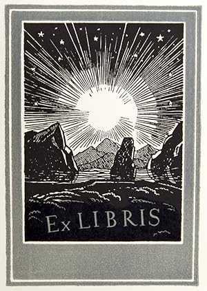 A Bookplate by Rockwell Kent for Antioch Bookplate Co