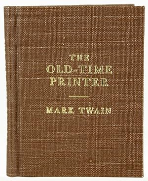 The Old-Time Printer