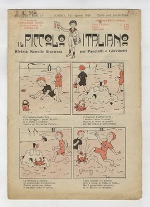 PICCOLO (IL) italiano. Rivista mensile illustrata per fanciulli e giovinetti. Anno VIII. Num. 11....
