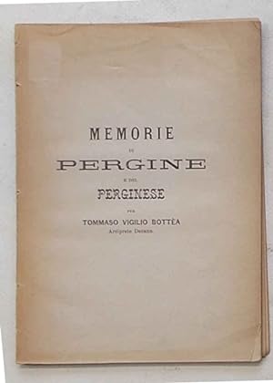 Memorie di Pergine e del Perginese.