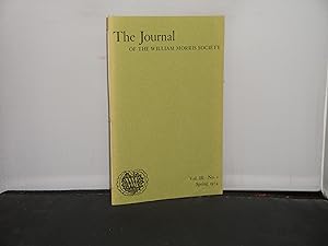 The Journal of the William Morris Society Volume 111 Number 1 Spring 1974