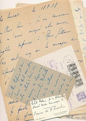 WALDEMAR-GEORGE Correspondance de 18 lettres autographes signées Lassaigne