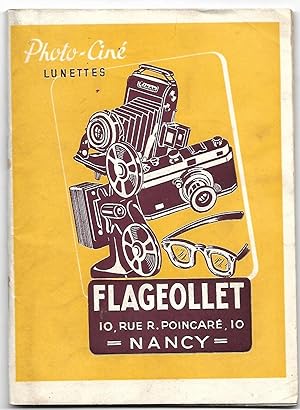 Catalogue APPAREILS PHOTO - CINÉ - Flageollet, Nancy 1953