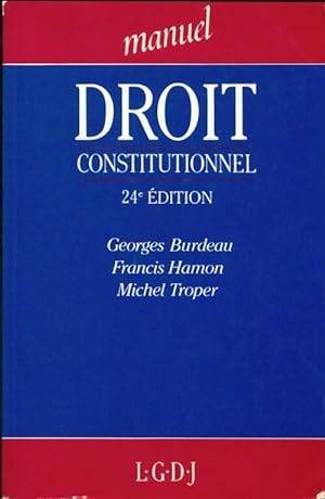Droit constitutionnel - Georges Burdeau