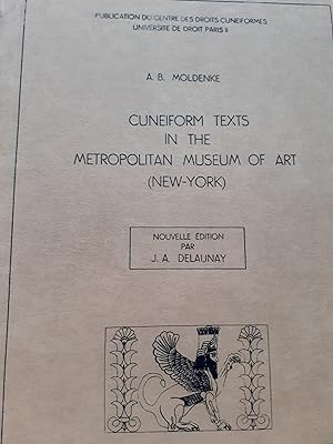 cuneiform texts in the metropolitan museum of art