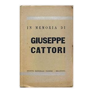 In Memoria di Giuseppe Cattori