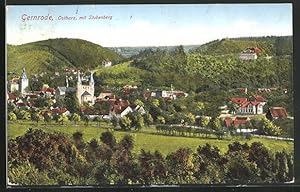 Ansichtskarte Gernrode a. H., Ansicht mit Stubenberg