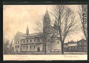 Ansichtskarte Gernrode /Harz, St. Cyriacikirche