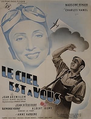 "LE CIEL EST A VOUS" Réalisé par Jean GREMILLON en 1944 avec Madeleine RENAUD, Charles VANEL / Af...