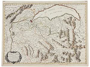 Partie sepentr. des estats de Savoie ou font les duchés de Genevois, de Chablais et le Faussigny ...
