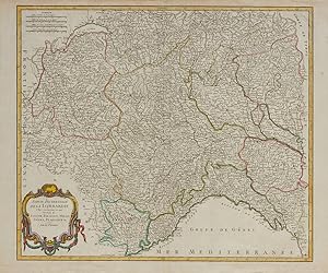 Partie occidentale de la Lombardie et pays circonvoisins, ou sont les etats de Savoye, Piémont, M...