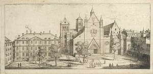 Cathédrale Saint-Pierre, Genève par Gardelle, ca. 1744 (gravure)