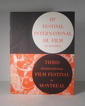 IIIe (3e) Festival international du Film de Montréal. Third International Film Festival of Montreal