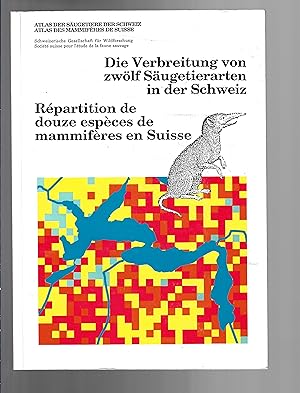 repartition des douze especes de mammifère en suisse