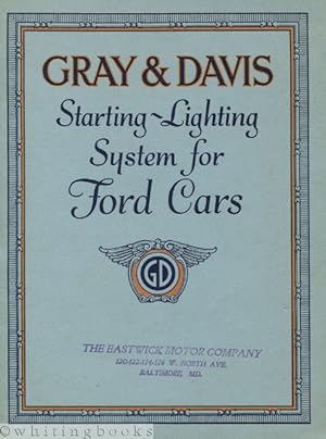 Gray & Davis Starting-Lighting System for Ford Cars