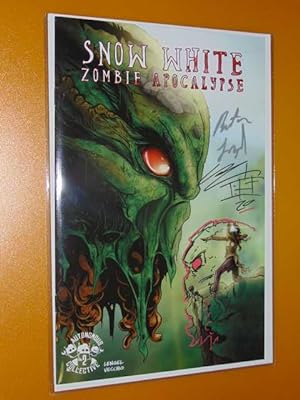 Snow White Zombie Apocalypse #1. Signed Brenton Lengel, Signed & remarqued by Bryan Silverbax. CO...