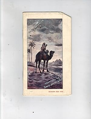 SELECT TOURS IN EGYPT, PALESTINE AND SYRIA, ARRANGED BY DAVID JAMAL & SON. SEASON 1929-1930