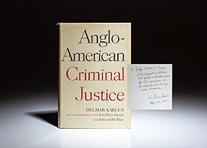 Anglo-American Criminal Justice; In Collaboration With Geoffrey Sawer and Edward M. Wise