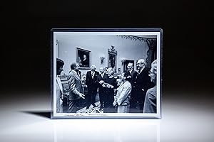 Signed Photograph: President Jimmy Carter and Chief Justice Warren E. Burger