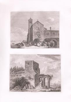 Bey S. Giovanni Laterano, Plate 133. Zu Civita vecchia, Plate 134.
