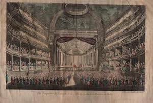 Vue Perspective de l?interieur de la Salle du Spectacle de Veronne en Italie.Original 18th Centur...