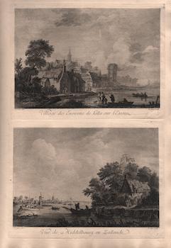 Village des Environs de Lillo sur l'Escaut. Vue de Middelbourg en Leelande.