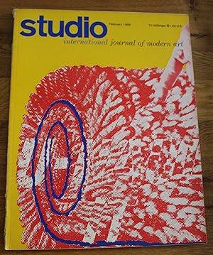 Studio International. Journal of Modern Art. Incorporation The Studio. Volume 175. Number 897. Fe...