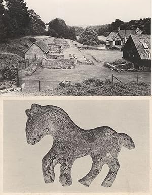 Bronze Roman Horse Coventina's Well Carrawburgh Sculpture 2x Postcard