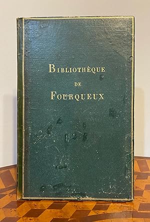 [MANUSCRIPT LIBRARY CATALOGUE 1831]. Bibliotheque de Fourqueux / Catalogue des livres de la bibli...