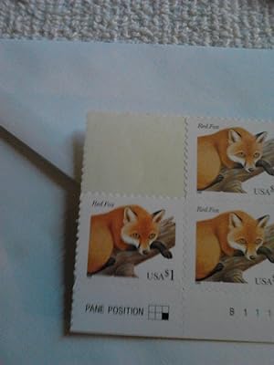 Red Fox $1 Stamp Set of 3