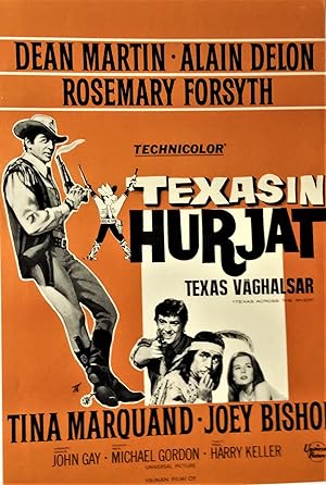 TEXAS ACROSS THE RIVER - Vintage Rolled A2 Cinema Movie Poster from 1953