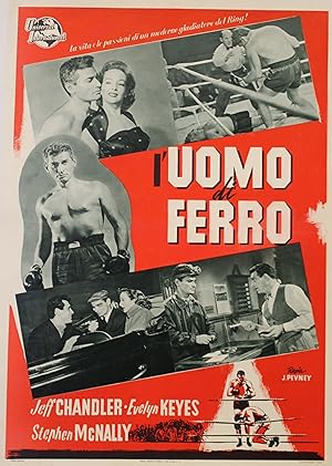 IRON MAN (L'UOMO DI FERRO) Réalisé par Joseph PEVNEY en 1951 avec Jeff CHANDLER, Evelyn KEYES, St...