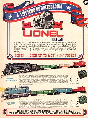 Lionel Electric Trains 1970 Catalog
