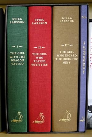 The Millenium Trilogy Slip Cased Set. The Girl with the Dragon Tattoo, The Girl who Played with F...