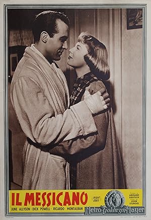 "TOURMENT (RIGHT CROSS)" IL MESSICANO / Réalisé par John STURGES en 1950 avec June ALLYSON, Dick ...