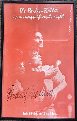 Signed Poster, "Rudolf Nureyev"