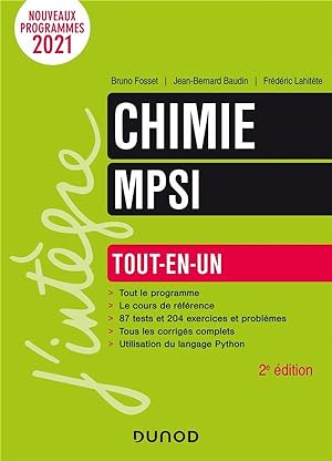 chimie MPSI : tout-en-un (2e édition)
