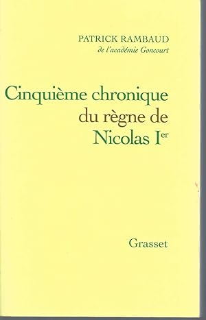 Cinquième Chronique Du Règne De Nicolas 1er