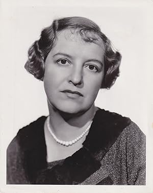 Original photograph of screenwriter Frances Goodrich, circa 1935