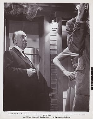 Psycho (Original photograph of Alfred Hitchcock on the set of the 1960 film)