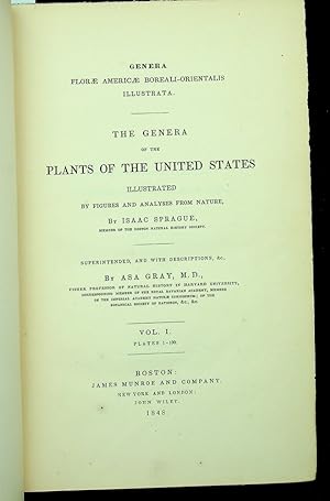 Genera florae Americae boreali-orientalis illustrata : the Genera of the plants of the United Sta...