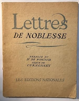 Lettres de noblesse